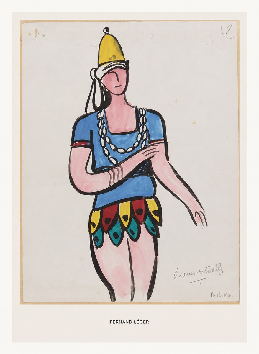 Fernand Léger Danse Rituelle No6 - Plakat