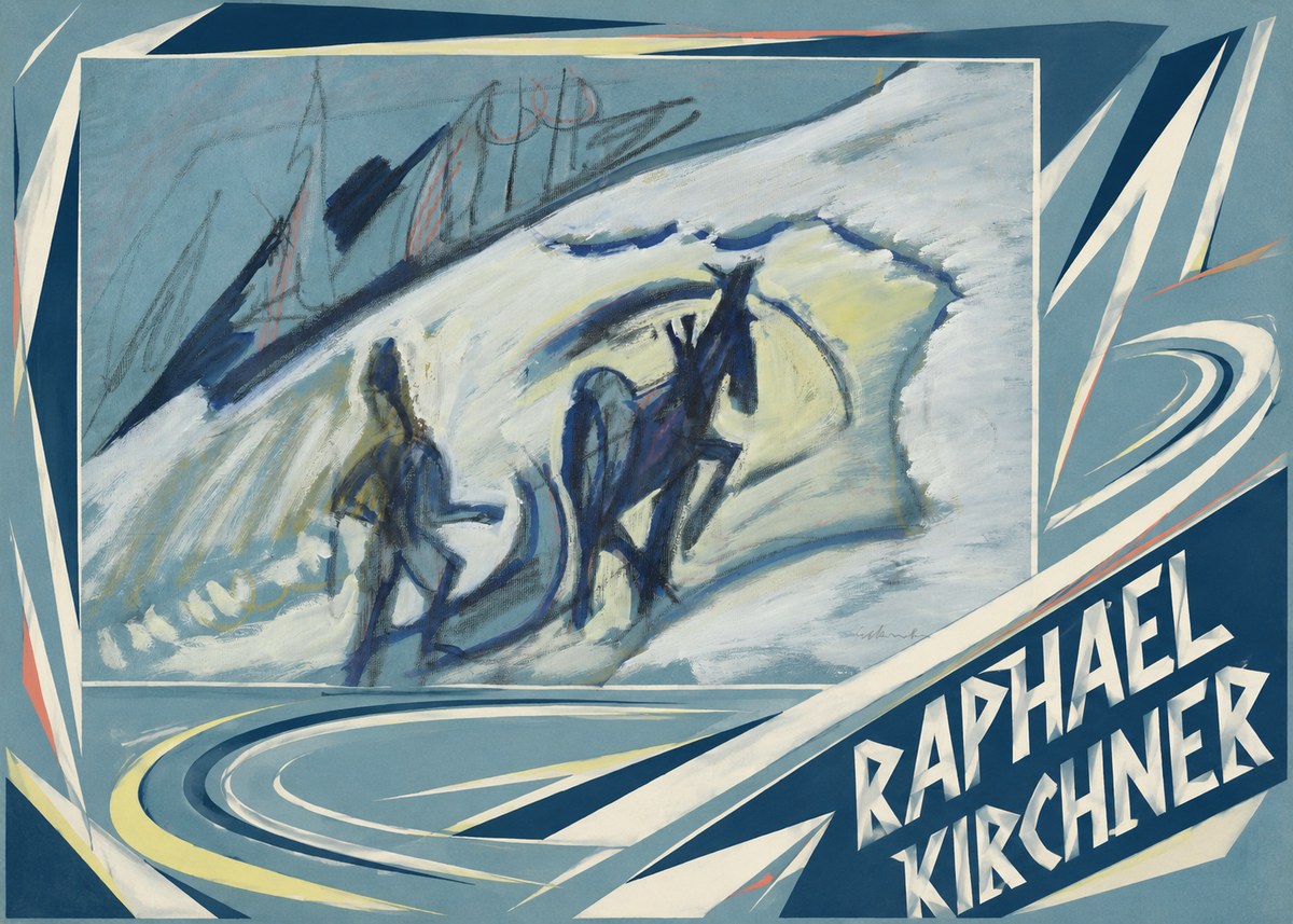 Raphael Kirchner Winter Sleigh Ride No5 - Plakat