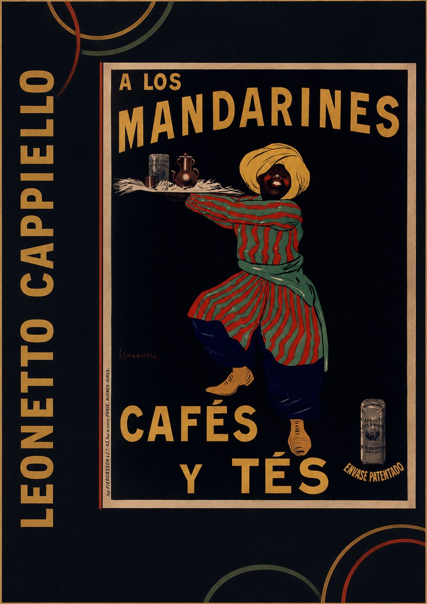Leonetto Cappiello A Los Mandarines No3 - Plakat