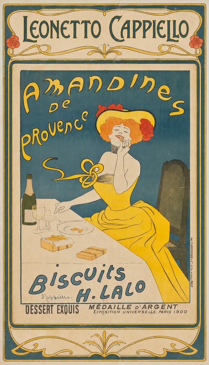 Leonetto Cappiello Amandines De Provence Biscuits H. Lalo II No1 - Plakat