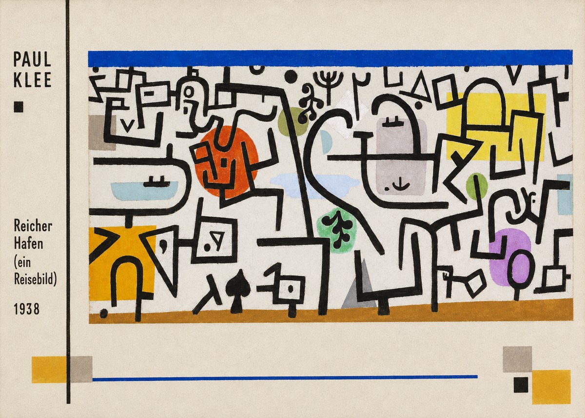 Paul Klee Reicher Hafen (Ein Reisebild) II No3 - Plakat