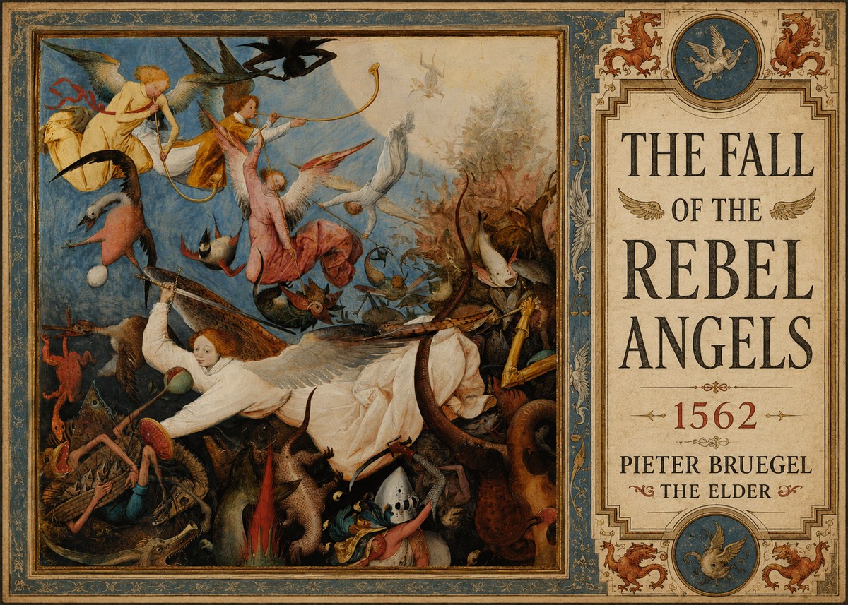 Pieter Bruegel The Fall of the Rebel Angels II No3 - Plakat