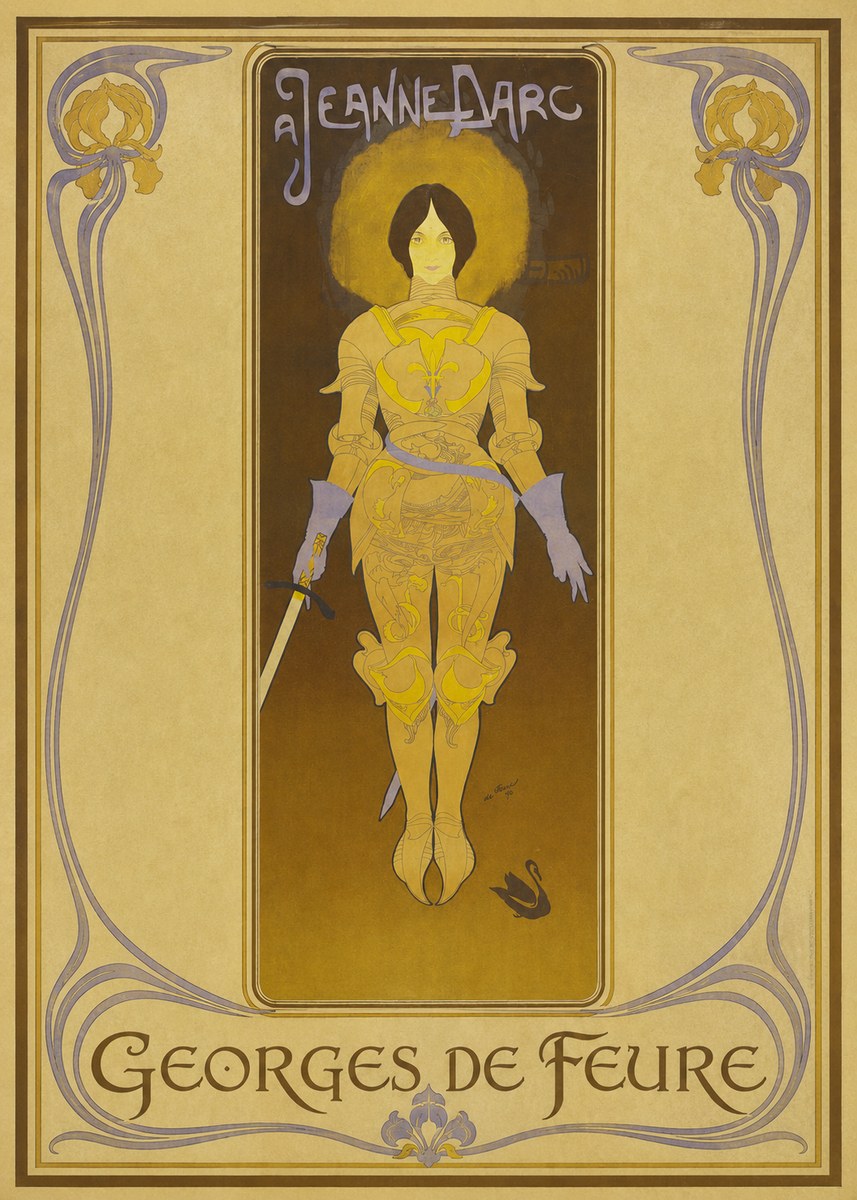 Georges de Feure À Jeanne D'arc No1 - Plakat