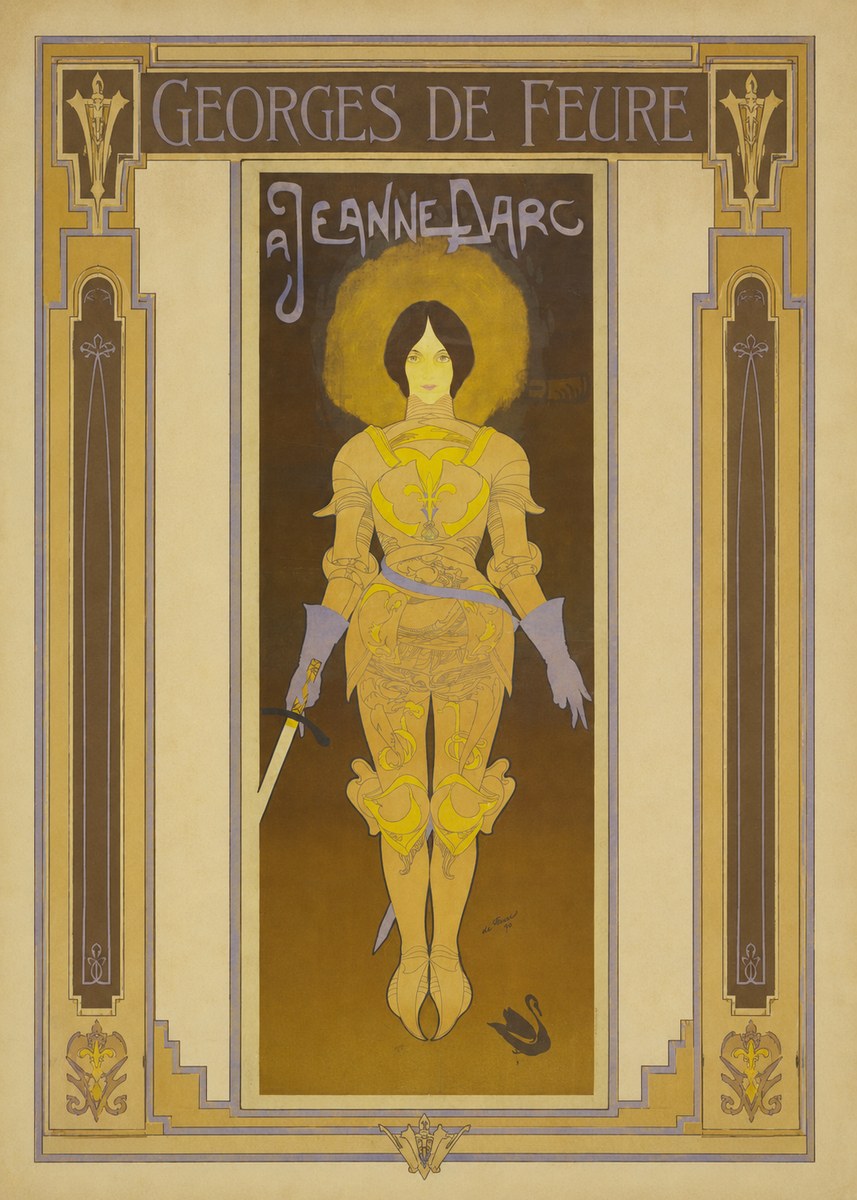 Georges de Feure À Jeanne D'arc No3 - Plakat