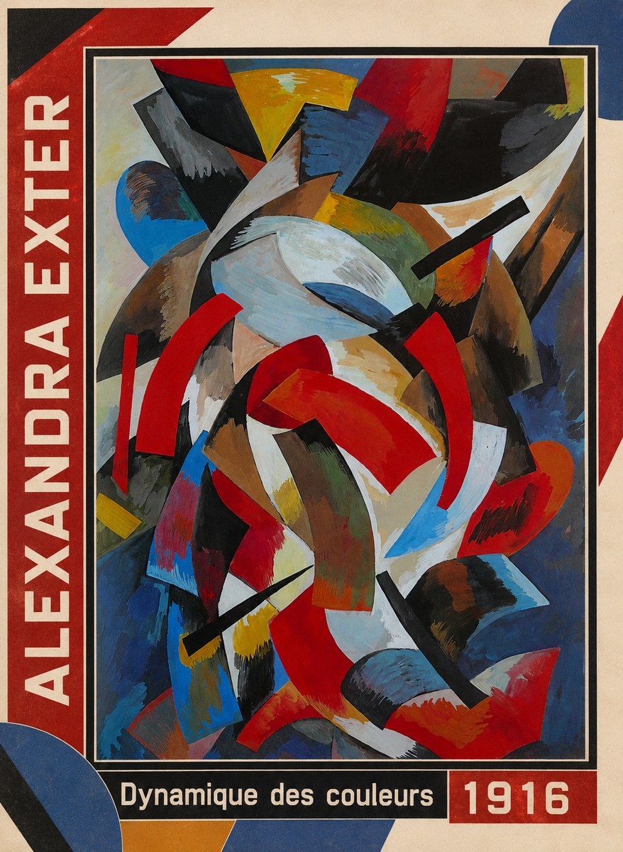 Alexandra Exter Dynamique Des Couleurs 1916 No2 - Plakat