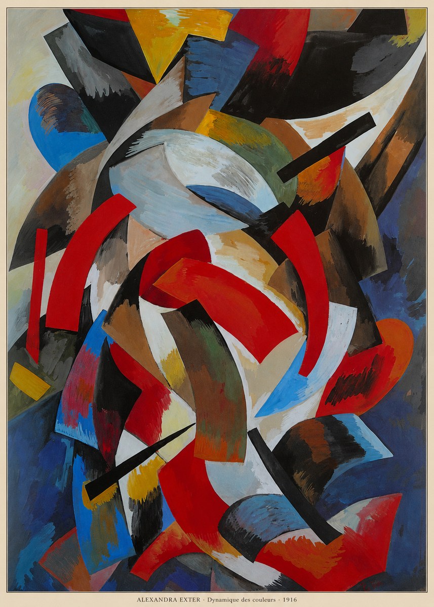 Alexandra Exter Dynamique Des Couleurs 1916 No6 - Plakat