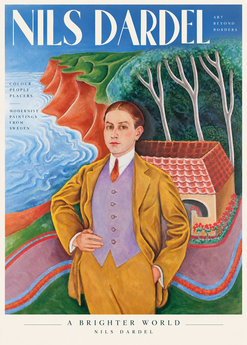 Nils Dardel Portrait in a Southern Landscape No3 - Plakat