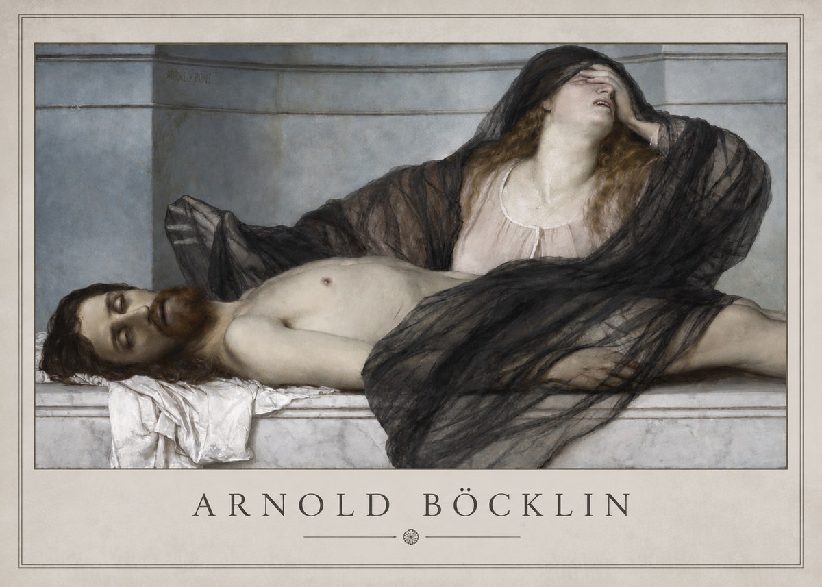 Arnold Böcklin Marie Magdalene No4 - Plakat