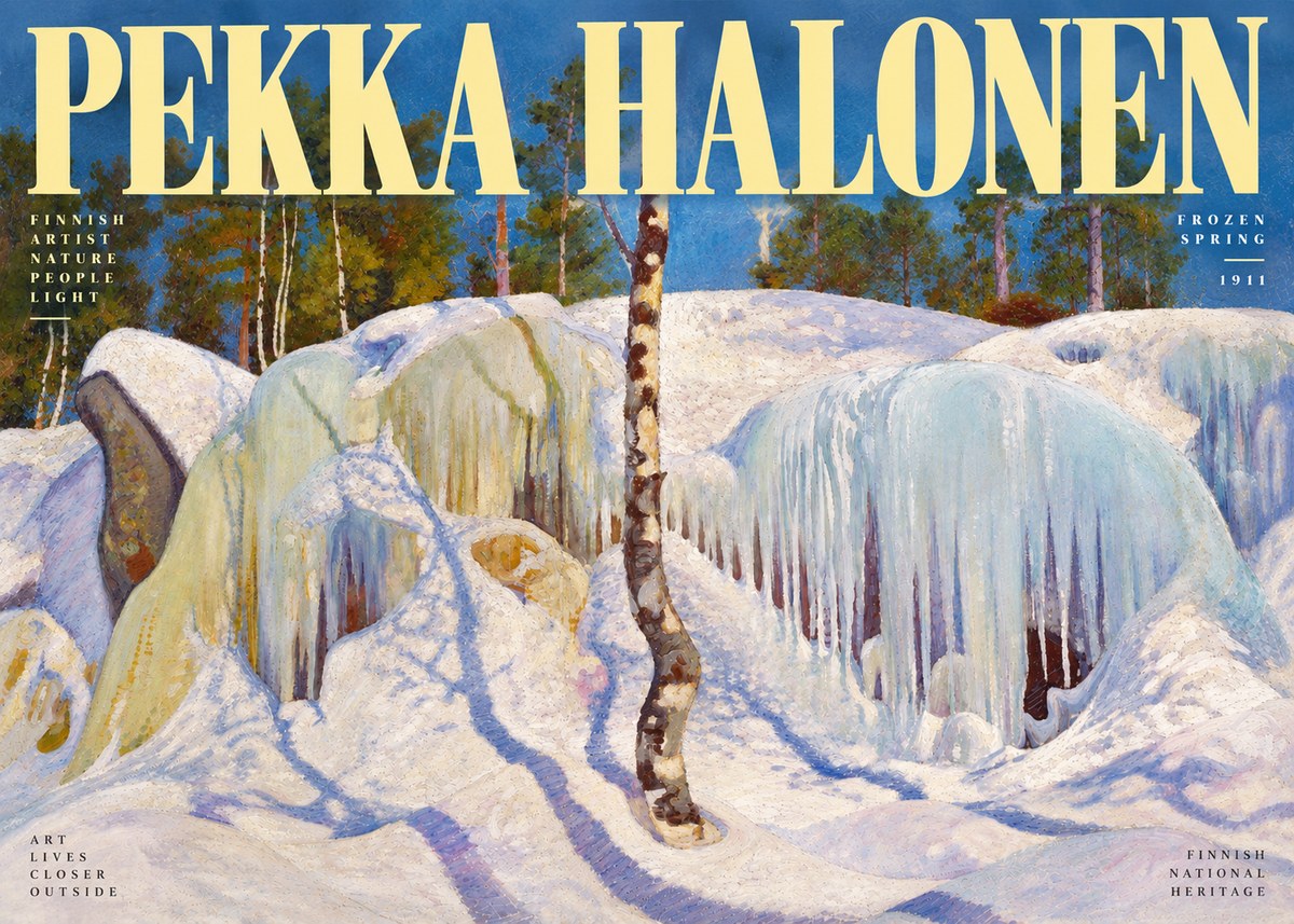 Pekka Halonen Frozen Spring No2 - Plakat