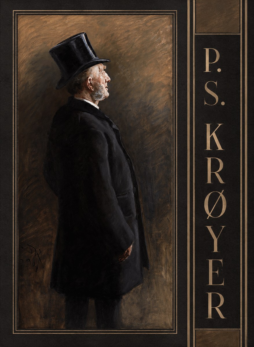 P.S. Krøyer Portrait of a Man in a Top Hat No2 - Plakat