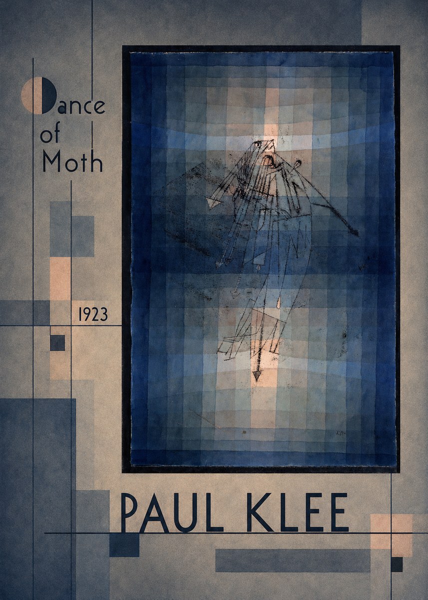 Paul Klee Dance of Moth No2 - Plakat