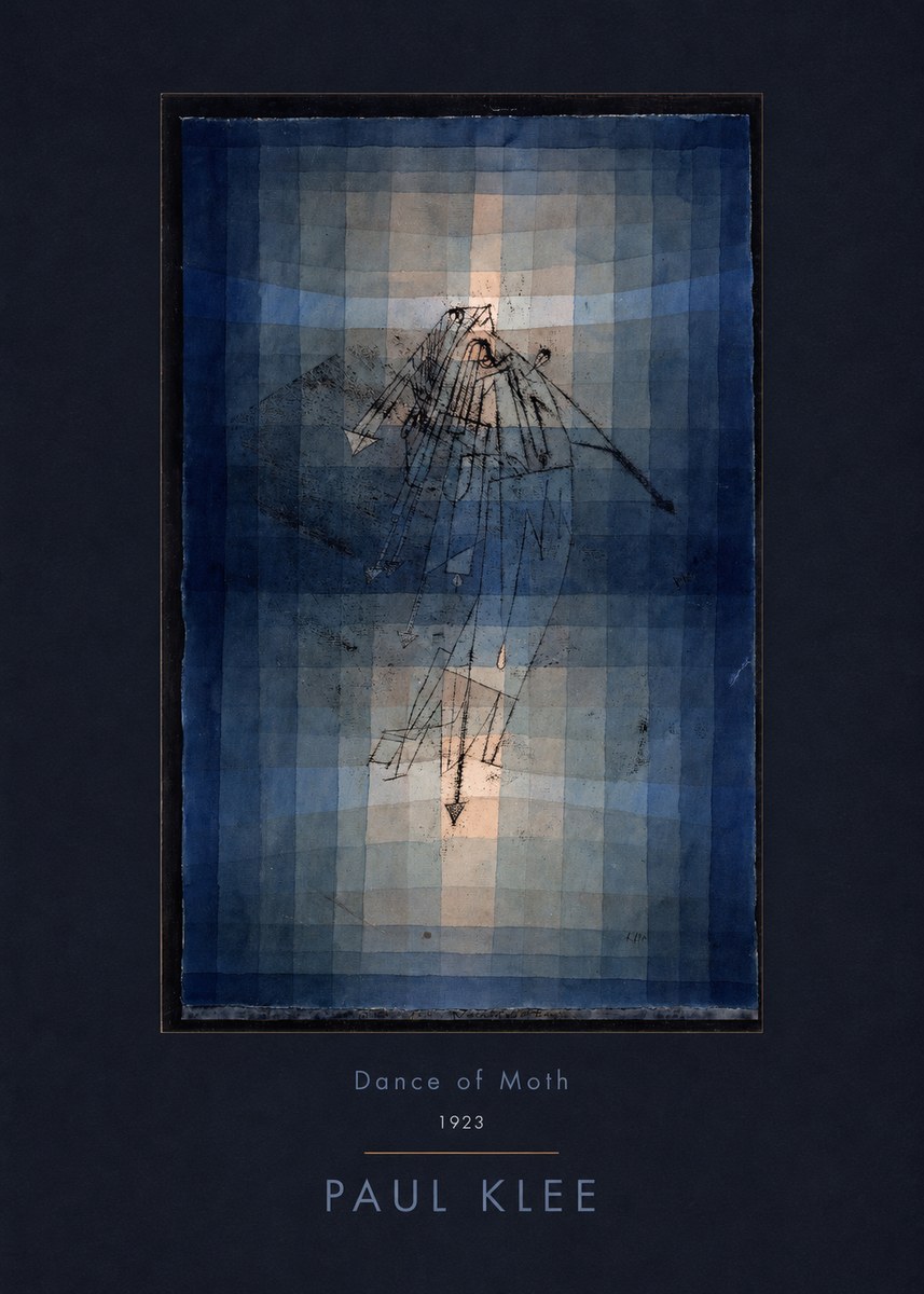 Paul Klee Dance of Moth No5 - Plakat