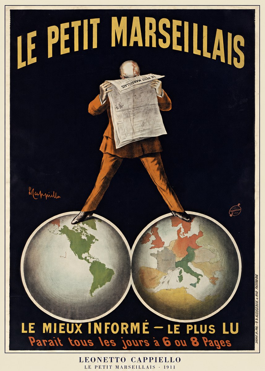 Leonetto Cappiello Le Petit Marseillais No5 - Plakat