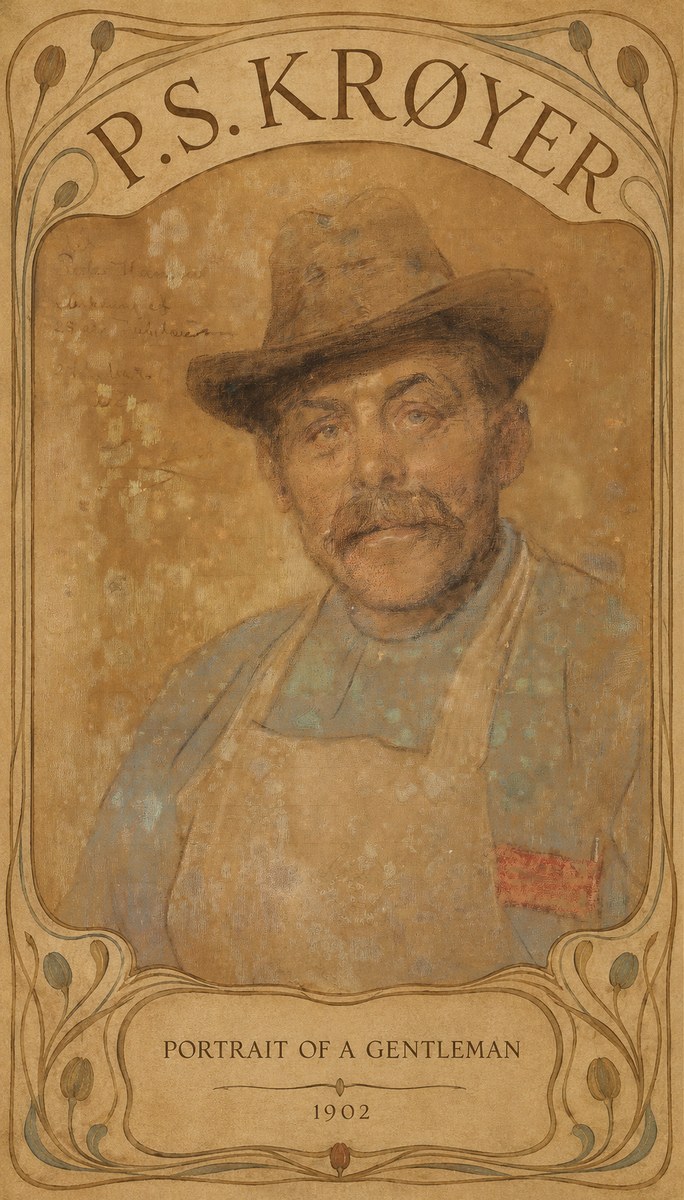 P.S. Krøyer Portrait of a Gentleman No3 - Plakat