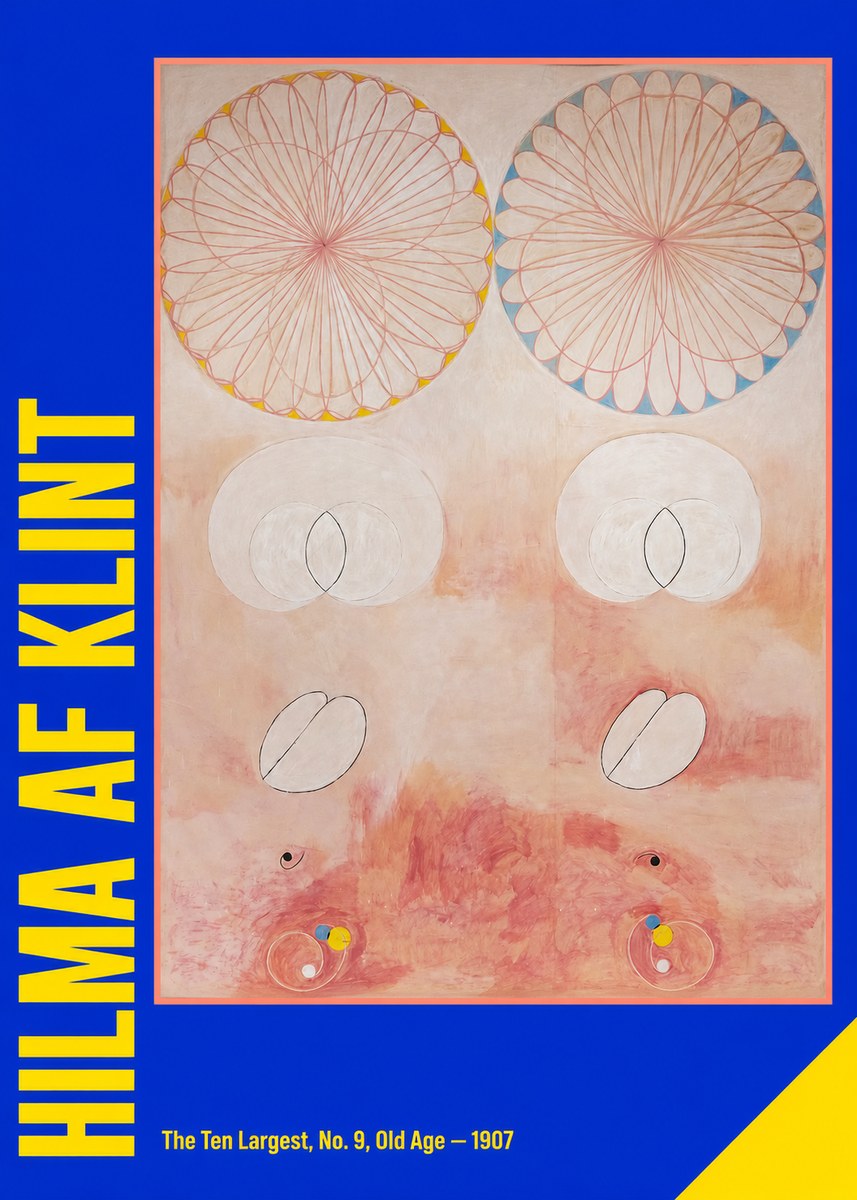 Hilma af Klint The Ten Largest, No. 9, Old Age – 1907 No2 - Plakat