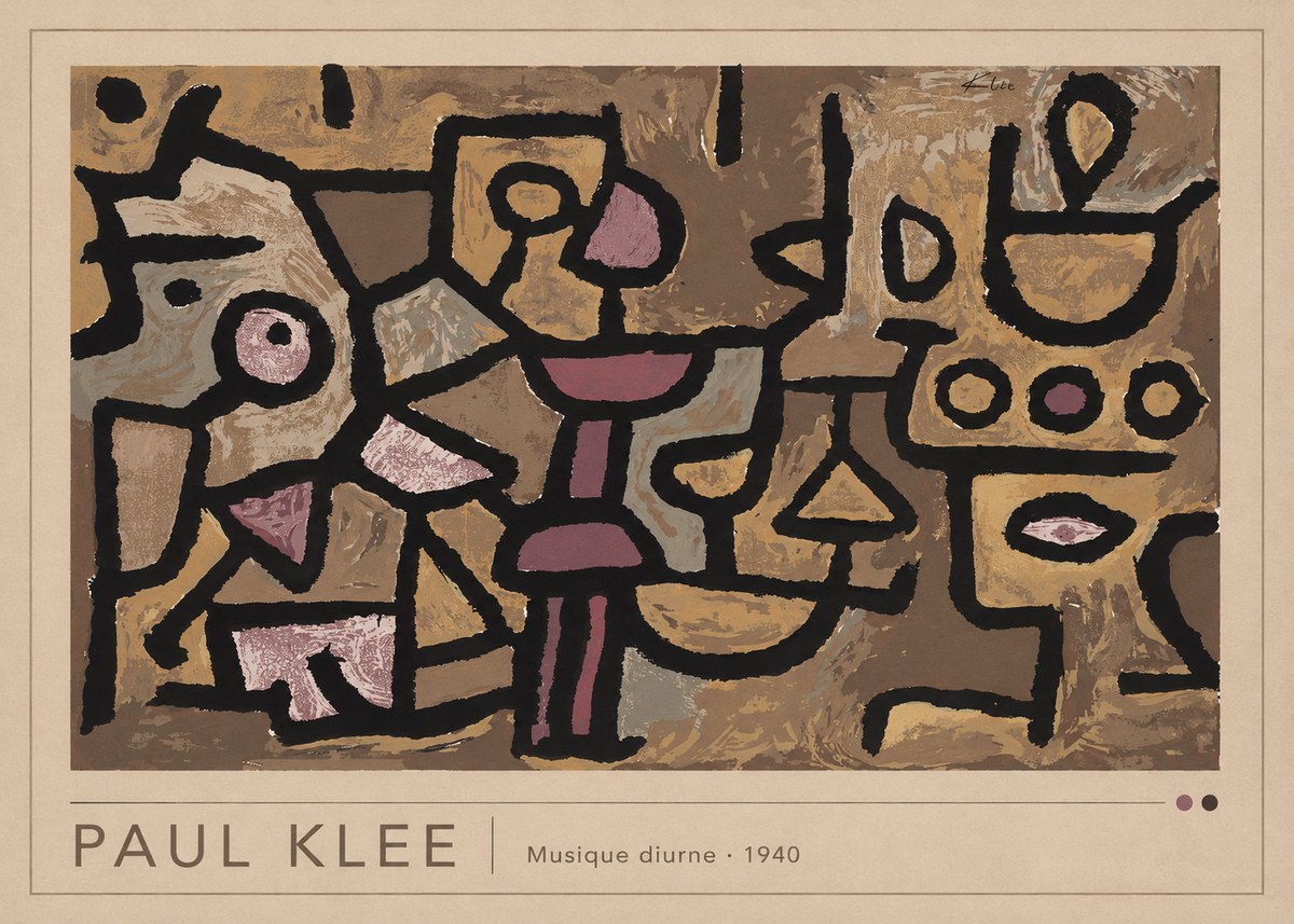 Paul Klee Musique Diurne No2 - Plakat