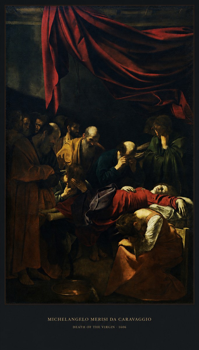 Michelangelo Merisi da Caravaggio Death of the Virgin No5 - Plakat