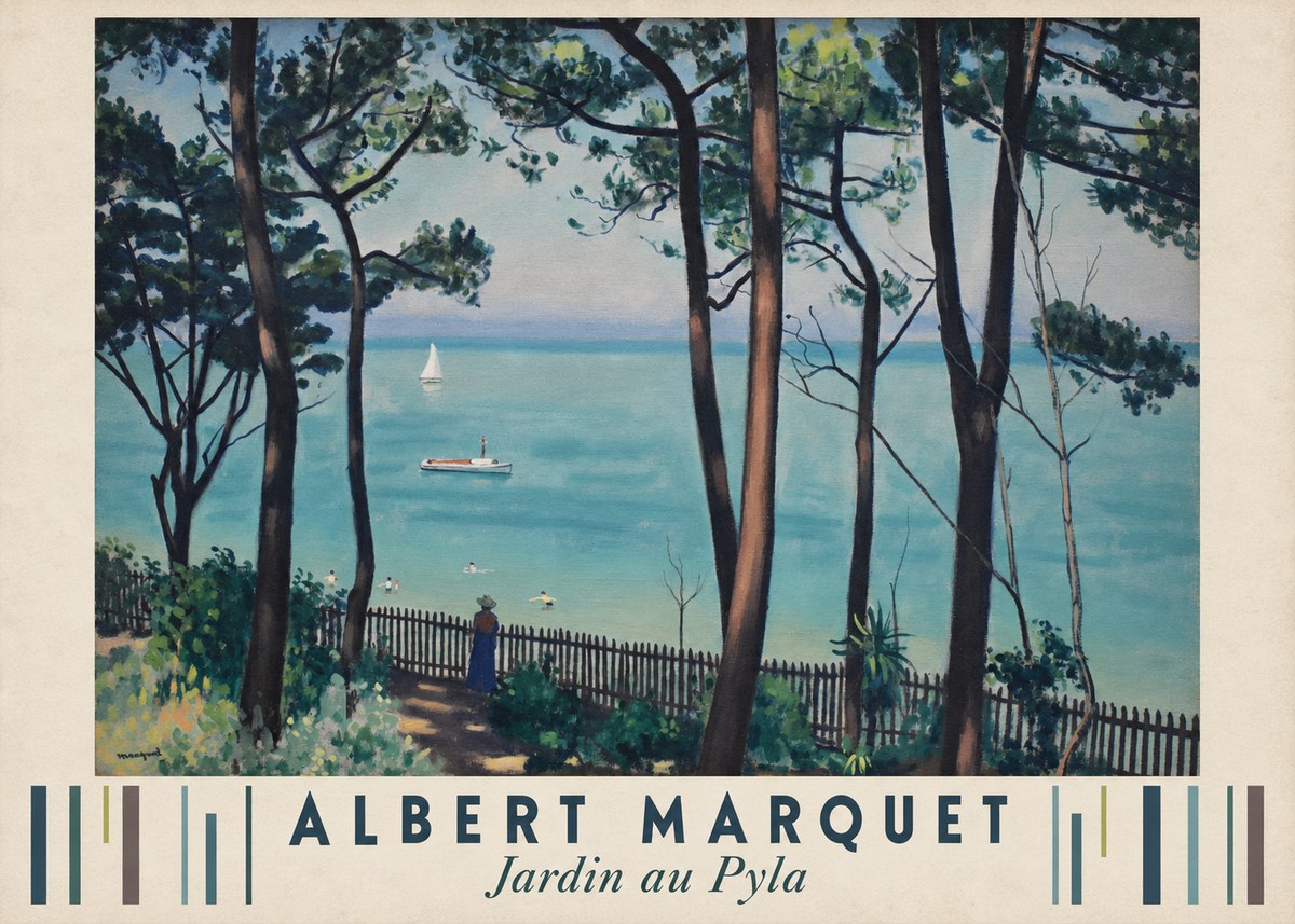 Albert Marquet Jardin Au Pyla No3 - Plakat