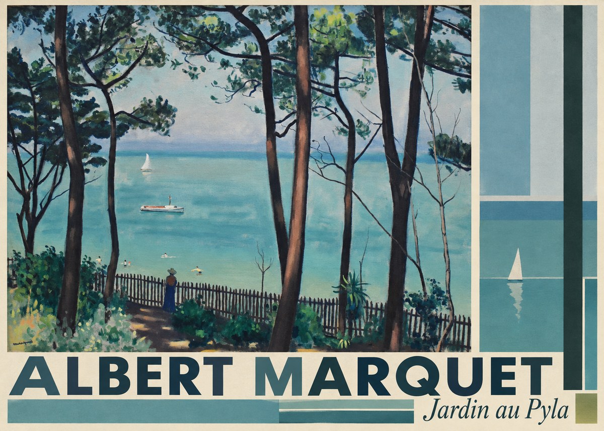 Albert Marquet Jardin Au Pyla No5 - Plakat