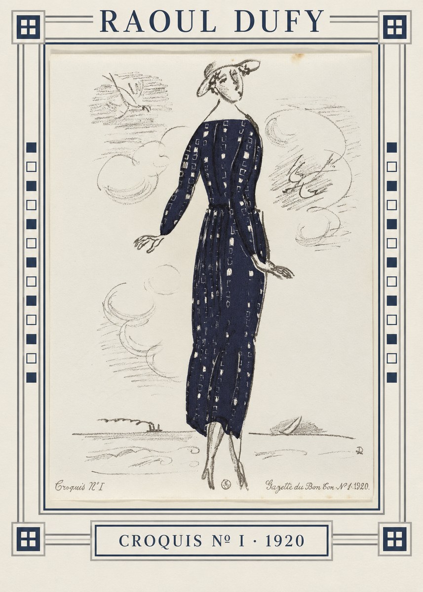 Raoul Dufy Croquis N° I · 1920 No4 - Plakat