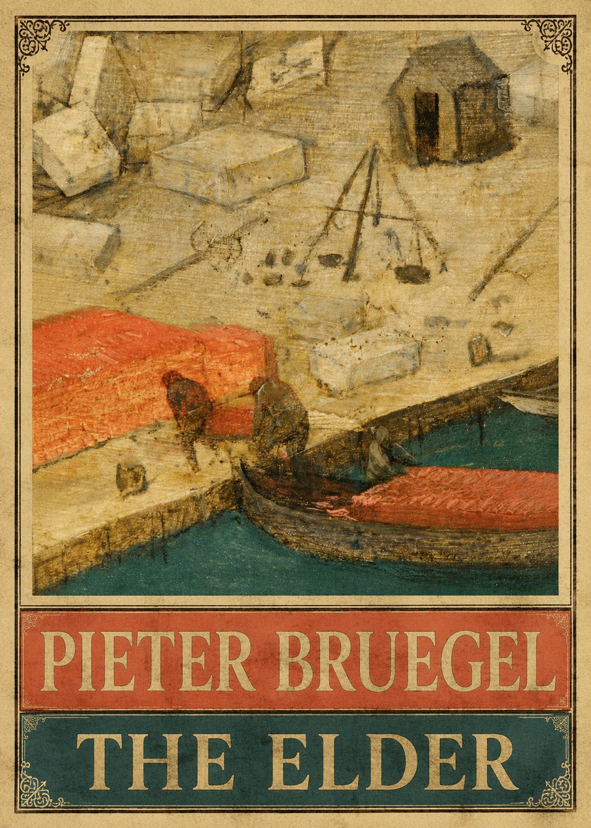 Pieter Bruegel A Harbor Scene Detail No5 - Plakat