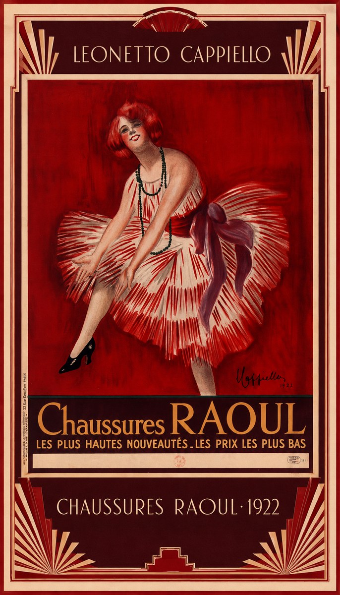 Leonetto Cappiello Chaussures Raoul No1 - Plakat