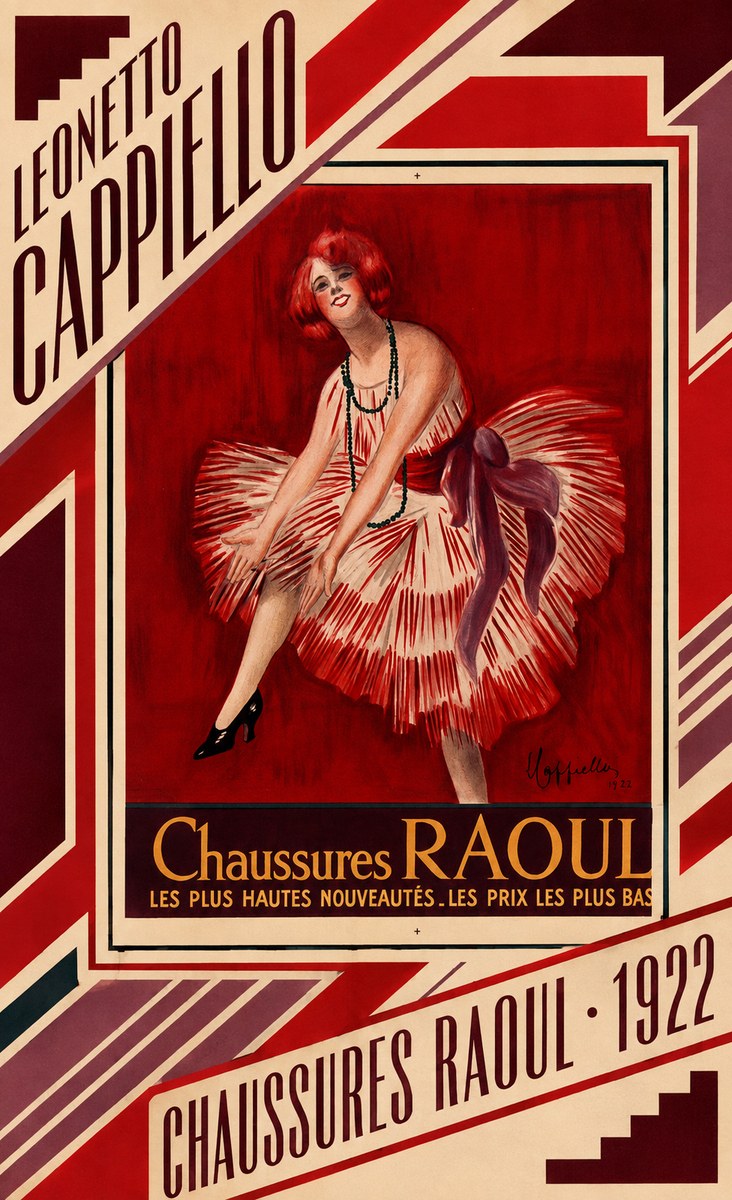 Leonetto Cappiello Chaussures Raoul No5 - Plakat