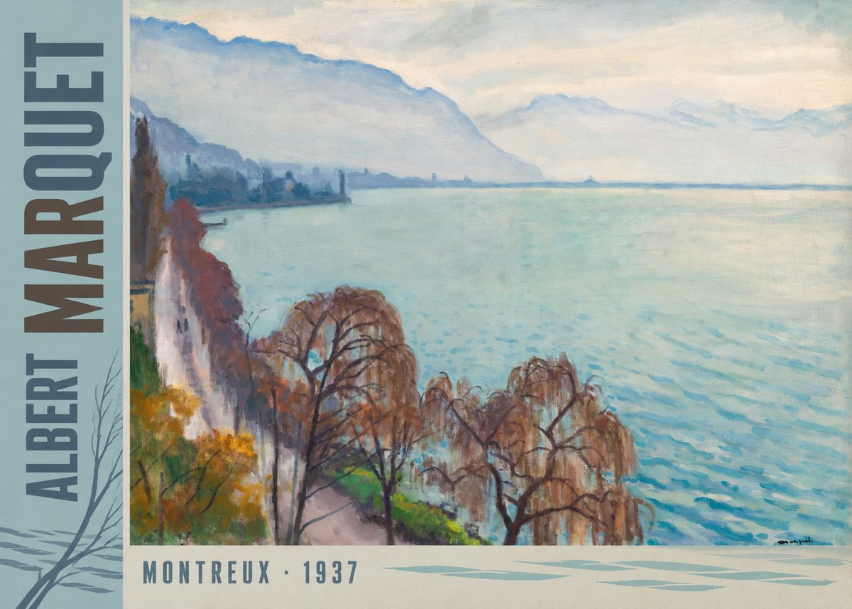 Albert Marquet Montreux No2 - Plakat