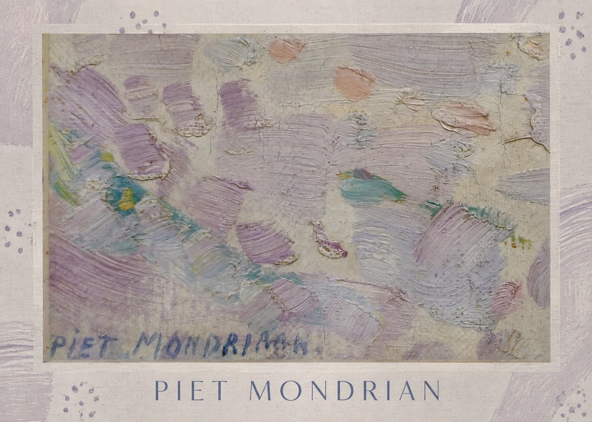 Piet Mondrian Abstract Composition No1 - Plakat
