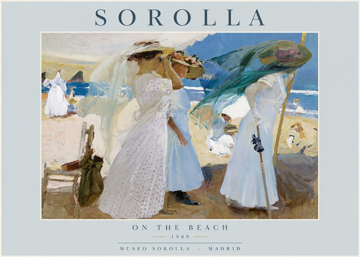 Sorolla On the Beach No2 - Plakat