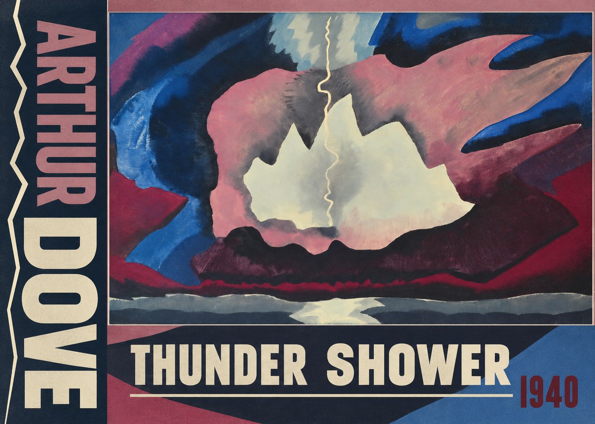 Arthur Dove Thunder Shower No3 - Plakat