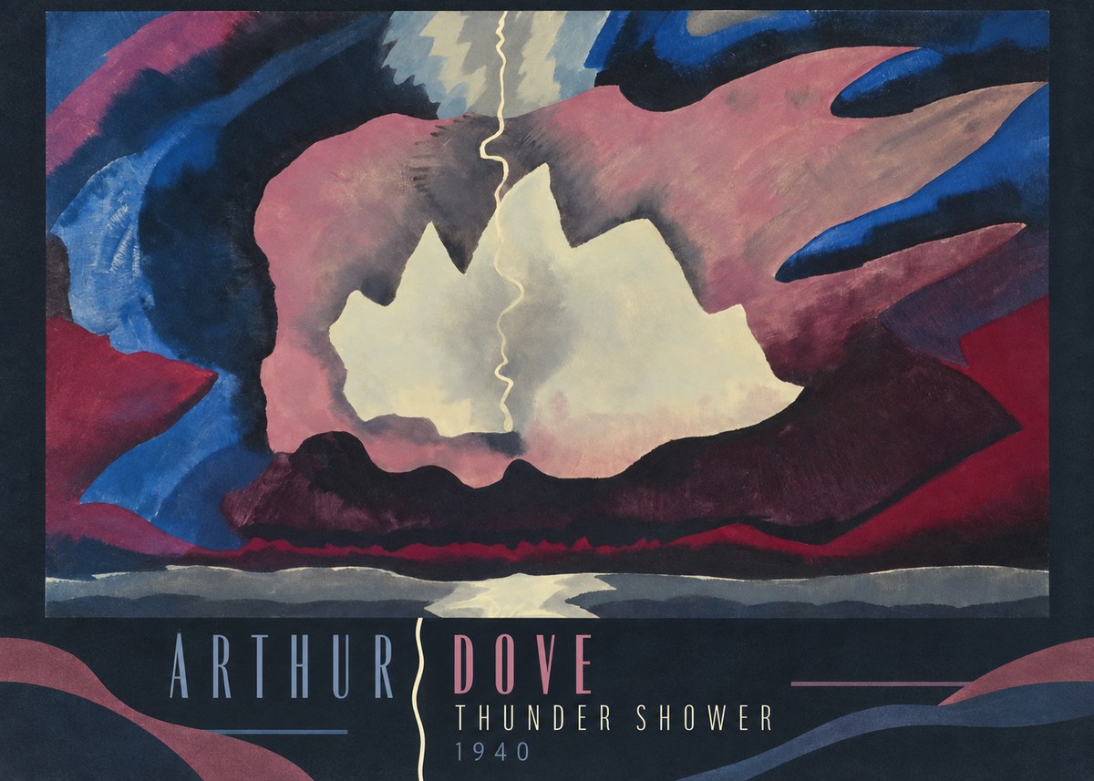 Arthur Dove Thunder Shower No5 - Plakat