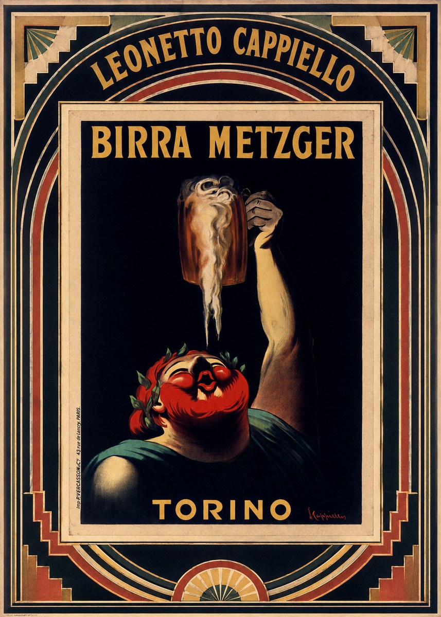 Leonetto Cappiello Birra Metzger No6 - Plakat