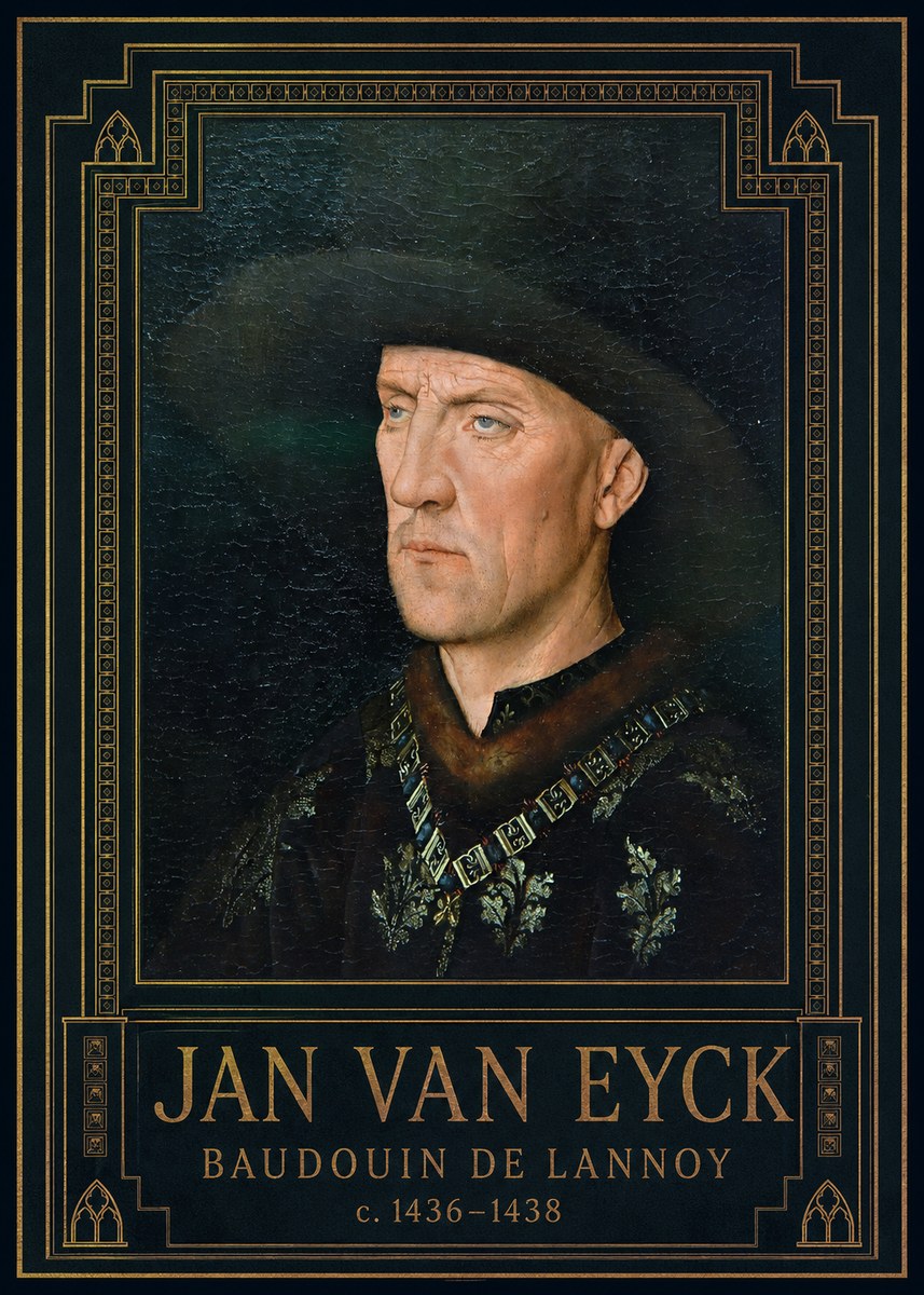 Jan van Eyck Baudouin De Lannoy No3 - Plakat