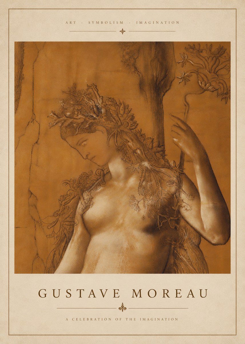Gustave Moreau Daphne No5 - Plakat