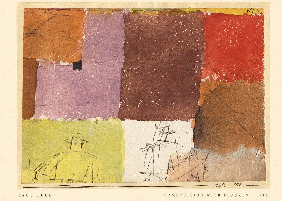 Paul Klee Composition with Figures I No5 - Plakat