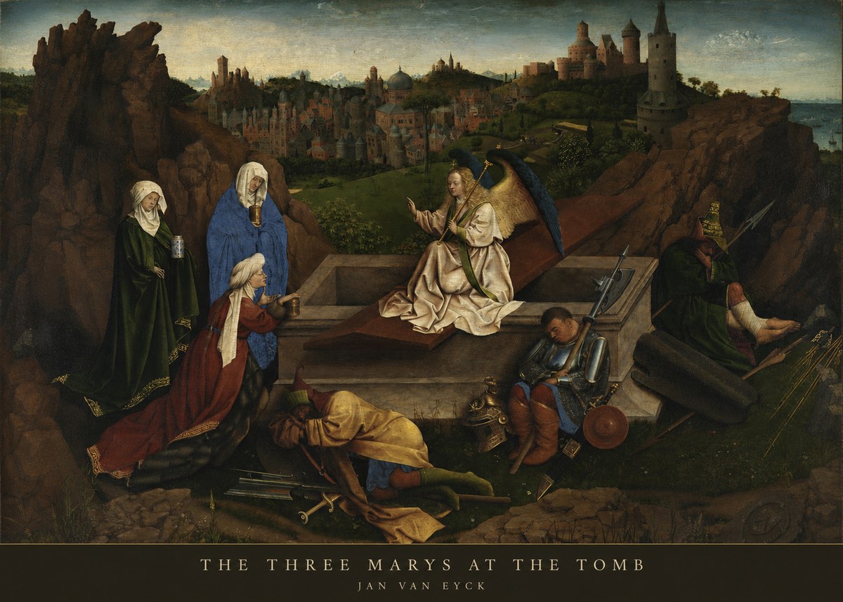 Jan van Eyck The Three Marys at the Tomb No5 - Plakat