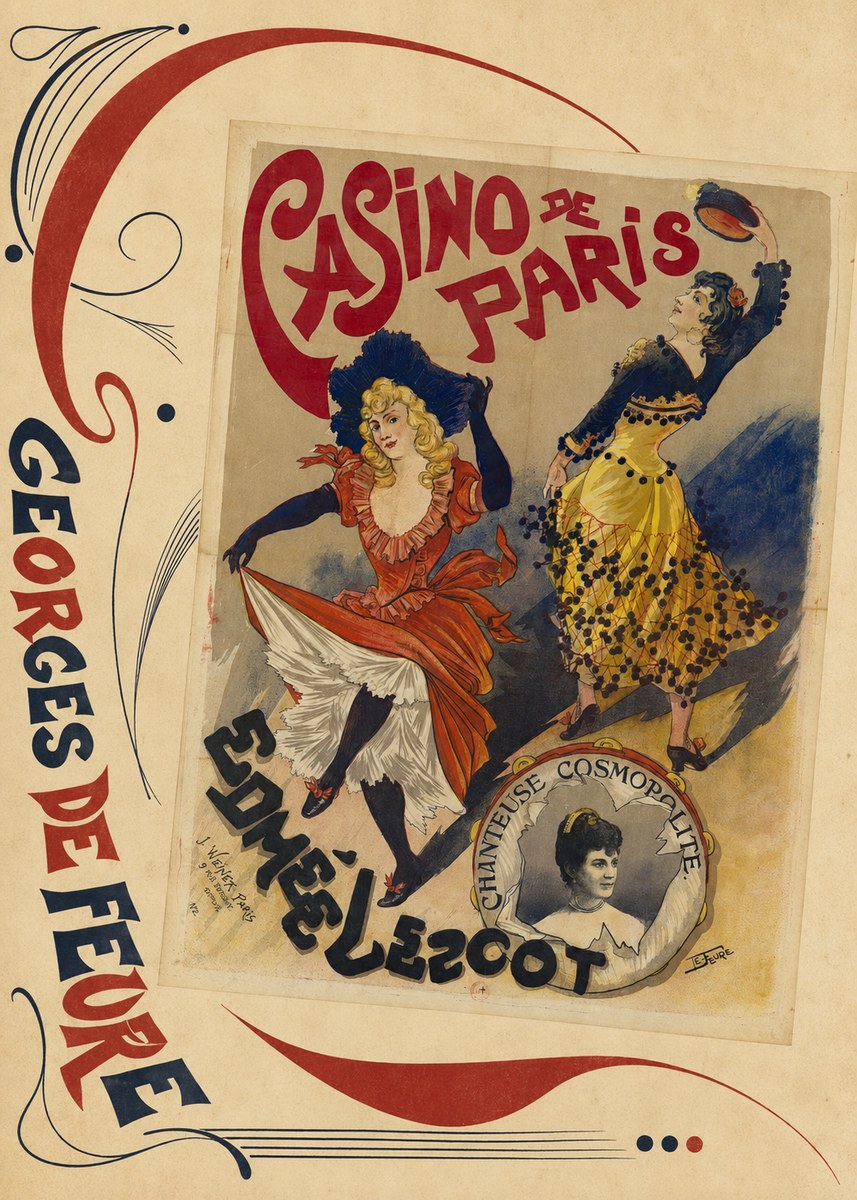 Georges de Feure Edmée Lescot No2 - Plakat