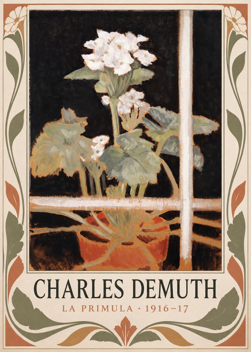 Charles Demuth La Primula No3 - Plakat