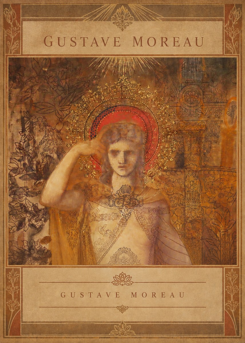 Gustave Moreau The Messenger No2 - Plakat