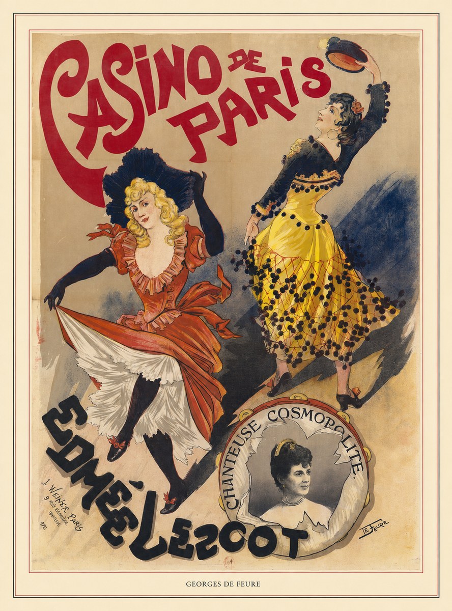 Georges de Feure Edmée L'escot No6 - Plakat