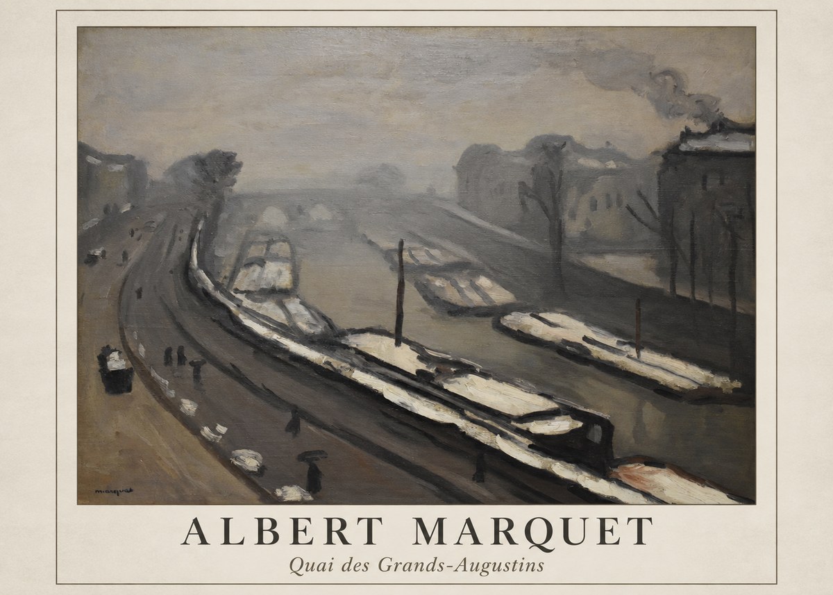 Albert Marquet Quai Des Grands-augustins No1 - Plakat