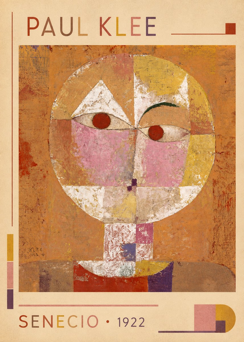 Paul Klee Senecio No1 - Plakat
