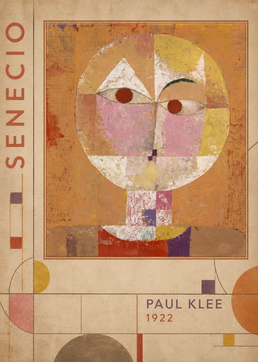 Paul Klee Senecio No2 - Plakat