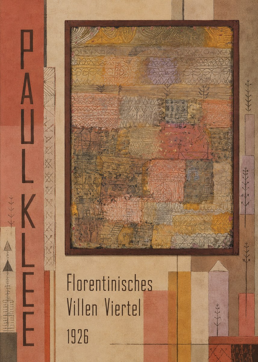Paul Klee Florentinisches Villen Viertel No4 - Plakat