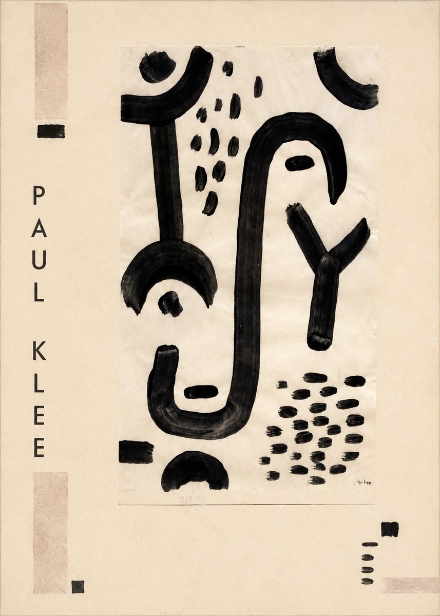 Paul Klee Face of the Goddess No2 - Plakat