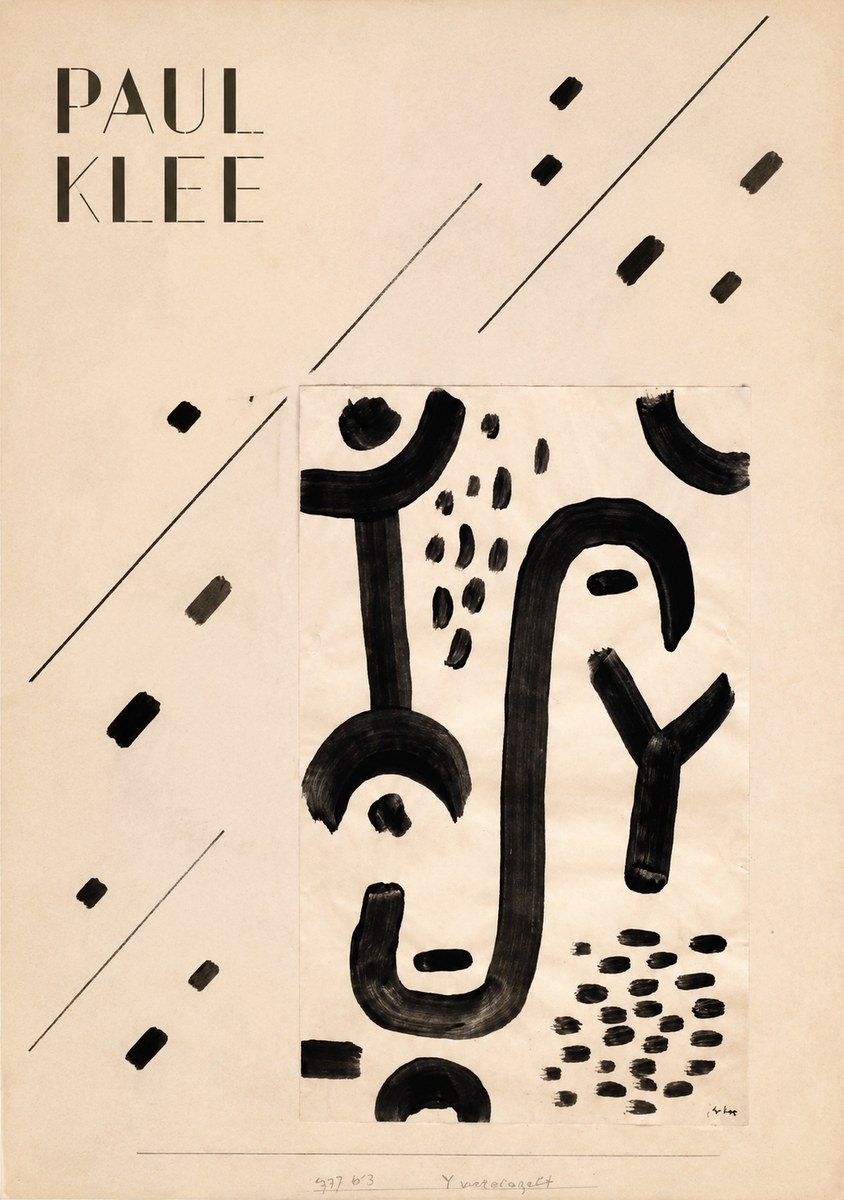 Paul Klee Face of the Goddess No6 - Plakat
