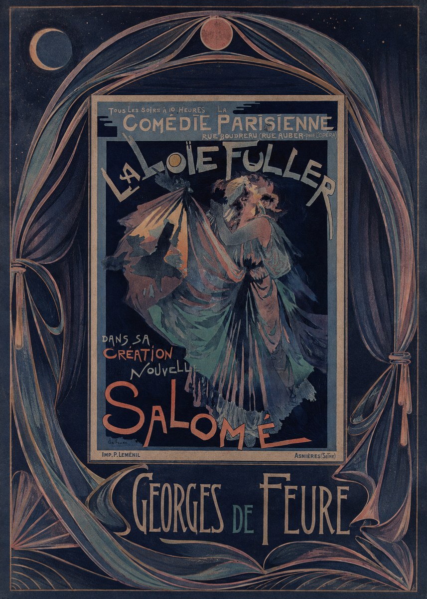 Georges de Feure La Loïe Fuller - Salomé II No4 - Plakat