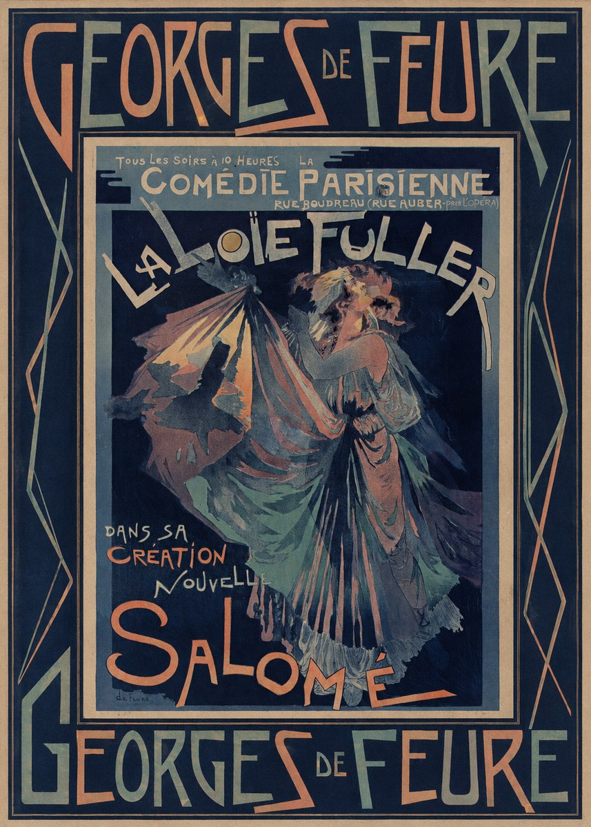 Georges de Feure La Loïe Fuller - Salomé II No5 - Plakat