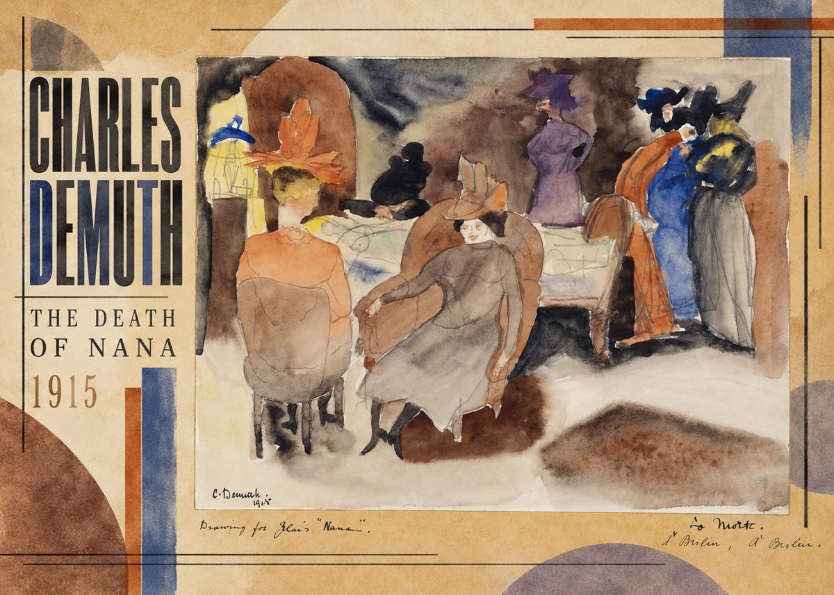 Charles Demuth The Death of Nana No2 - Plakat